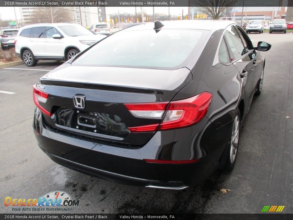 2018 Honda Accord LX Sedan Crystal Black Pearl / Black Photo #5