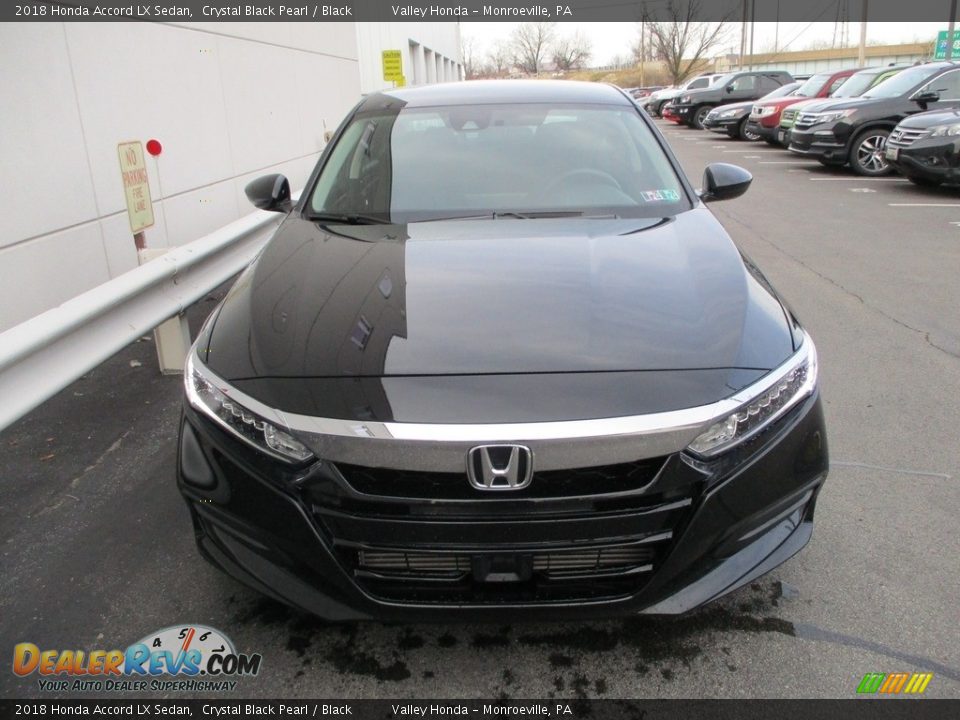 2018 Honda Accord LX Sedan Crystal Black Pearl / Black Photo #8