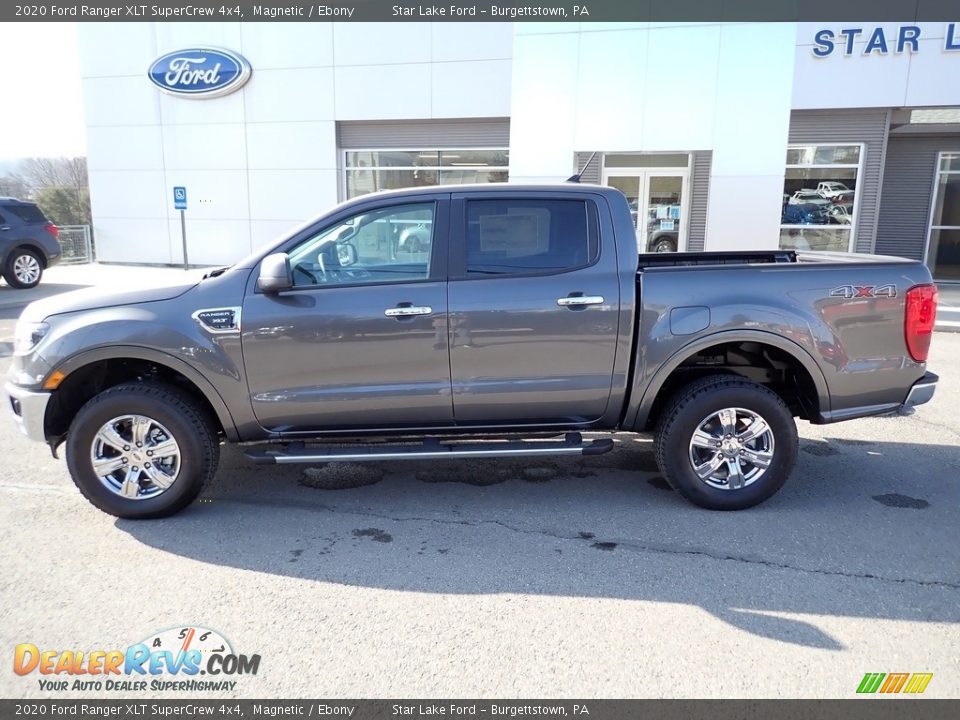 2020 Ford Ranger XLT SuperCrew 4x4 Magnetic / Ebony Photo #2