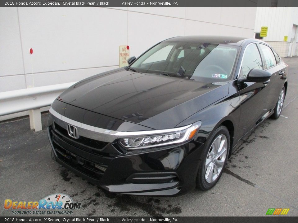 2018 Honda Accord LX Sedan Crystal Black Pearl / Black Photo #9