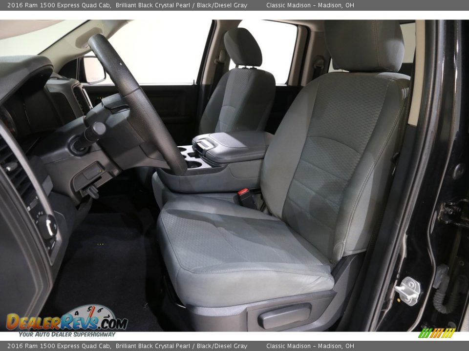 Front Seat of 2016 Ram 1500 Express Quad Cab Photo #5