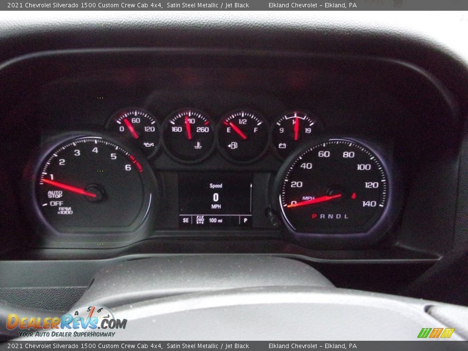 2021 Chevrolet Silverado 1500 Custom Crew Cab 4x4 Gauges Photo #18