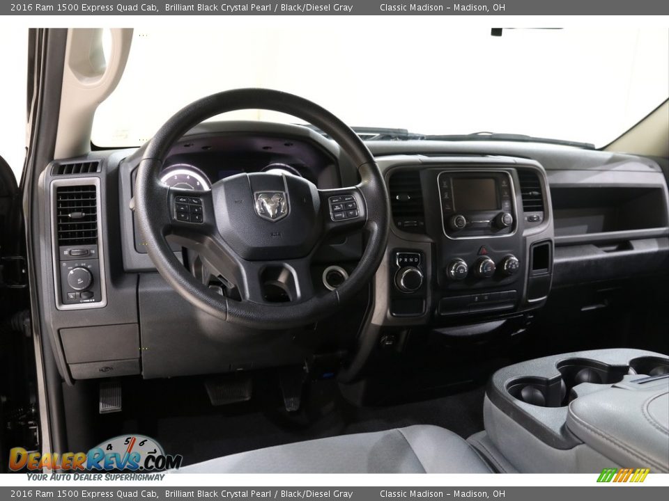 Dashboard of 2016 Ram 1500 Express Quad Cab Photo #6