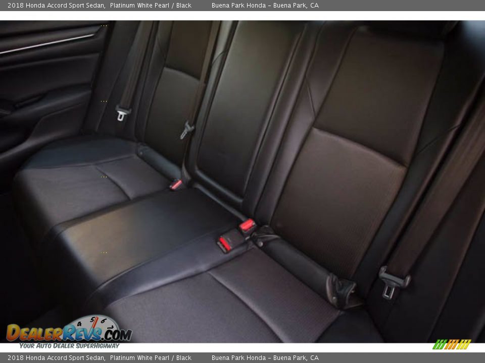2018 Honda Accord Sport Sedan Platinum White Pearl / Black Photo #19