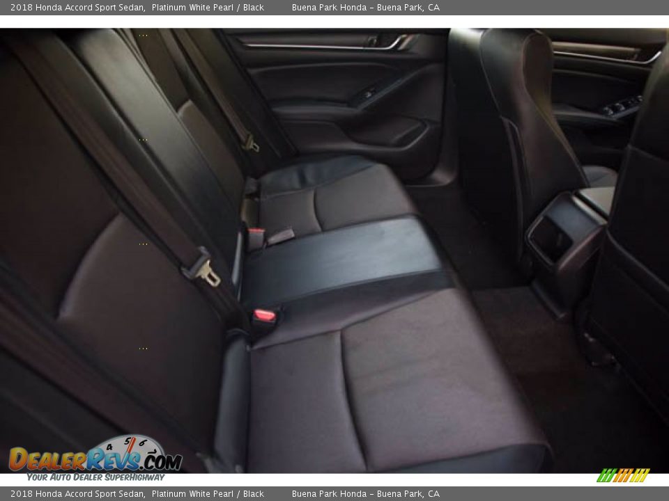 2018 Honda Accord Sport Sedan Platinum White Pearl / Black Photo #21