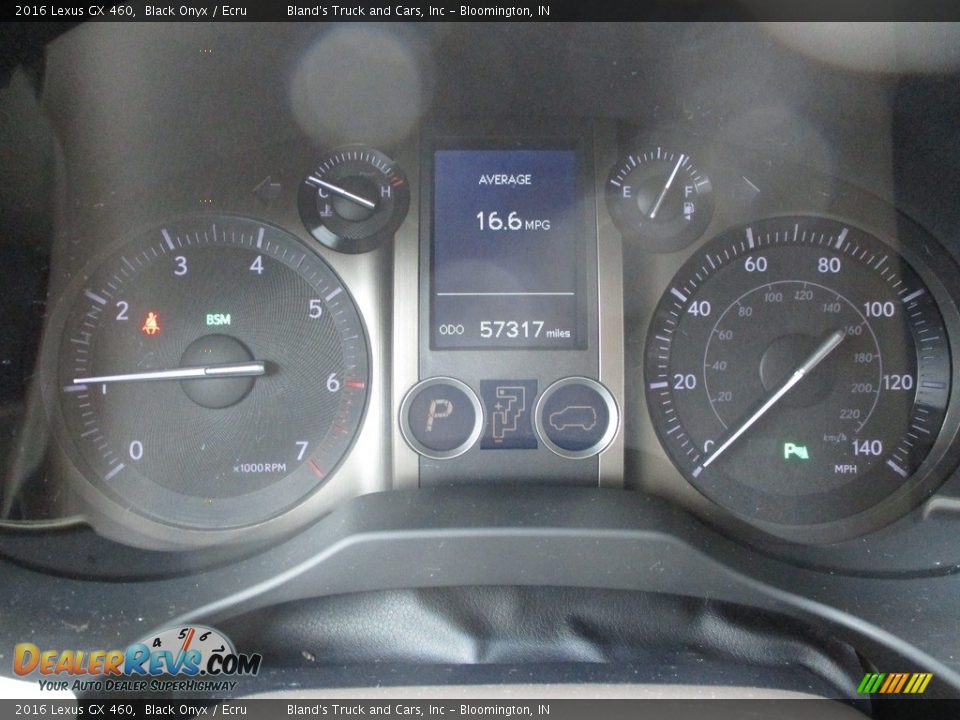 2016 Lexus GX 460 Gauges Photo #17