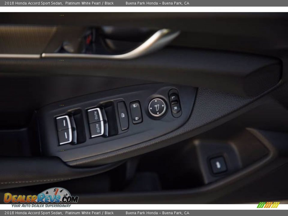 2018 Honda Accord Sport Sedan Platinum White Pearl / Black Photo #29
