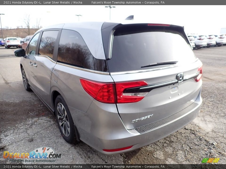 2021 Honda Odyssey EX-L Lunar Silver Metallic / Mocha Photo #3