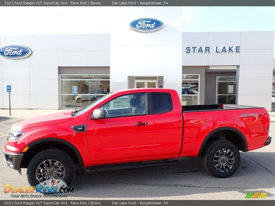 2021 Ford Ranger XLT SuperCab 4x4 Race Red / Ebony Photo #1