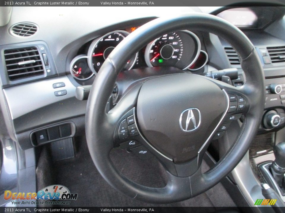 2013 Acura TL Graphite Luster Metallic / Ebony Photo #14