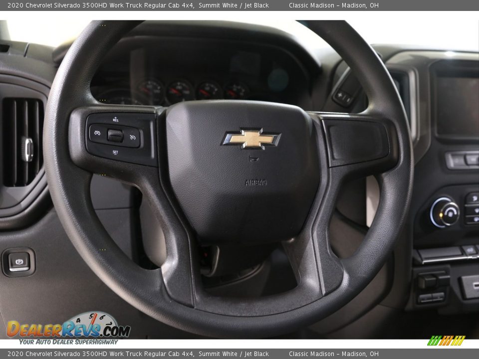 2020 Chevrolet Silverado 3500HD Work Truck Regular Cab 4x4 Steering Wheel Photo #7