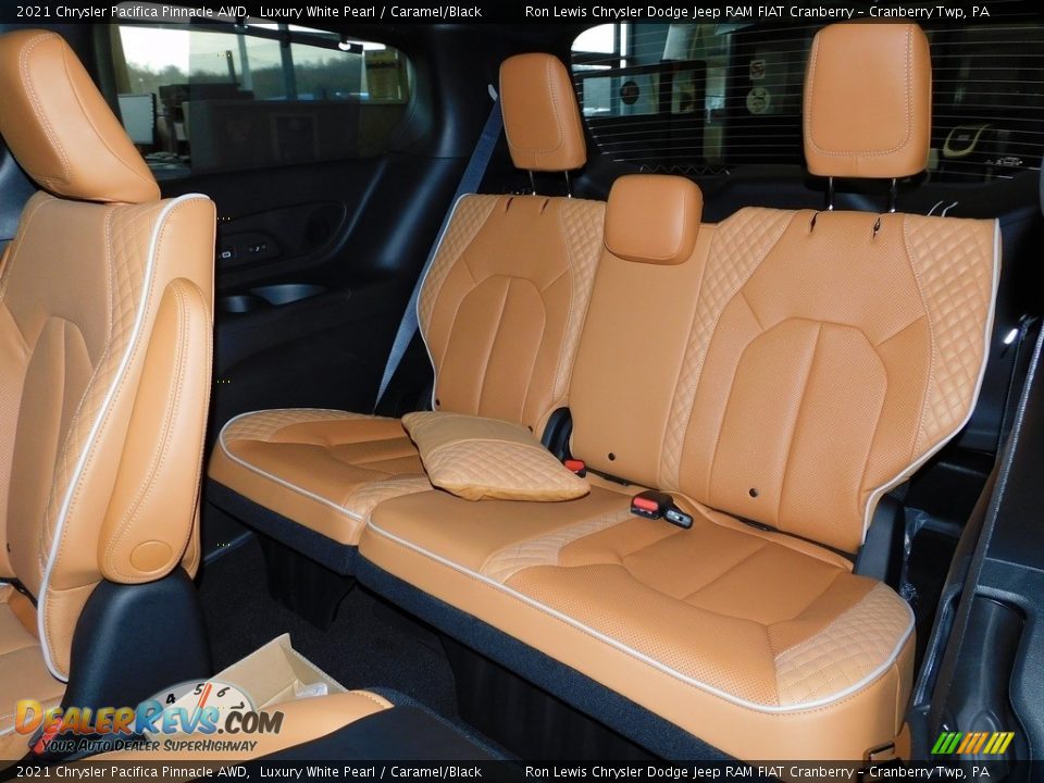 Rear Seat of 2021 Chrysler Pacifica Pinnacle AWD Photo #12