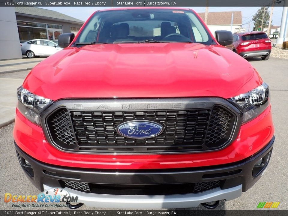 2021 Ford Ranger XLT SuperCab 4x4 Race Red / Ebony Photo #8