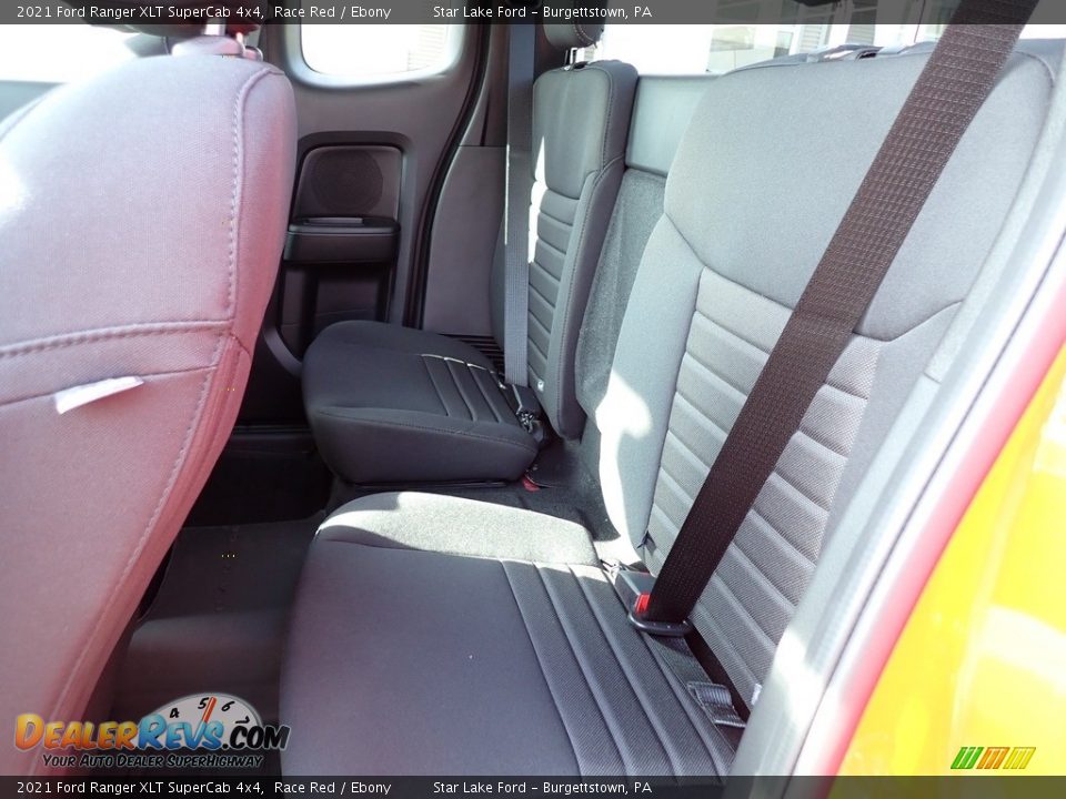 Rear Seat of 2021 Ford Ranger XLT SuperCab 4x4 Photo #10