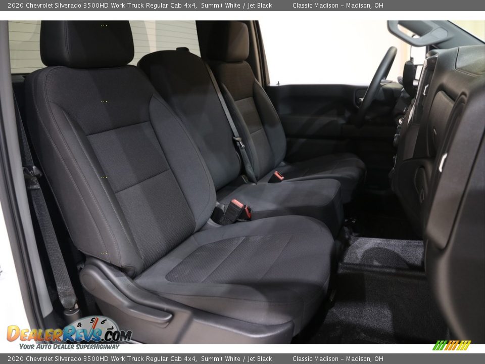 Front Seat of 2020 Chevrolet Silverado 3500HD Work Truck Regular Cab 4x4 Photo #14