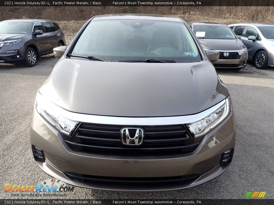 2021 Honda Odyssey EX-L Pacific Pewter Metallic / Black Photo #5