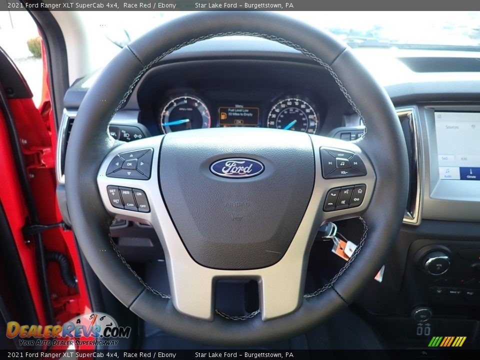 2021 Ford Ranger XLT SuperCab 4x4 Steering Wheel Photo #16