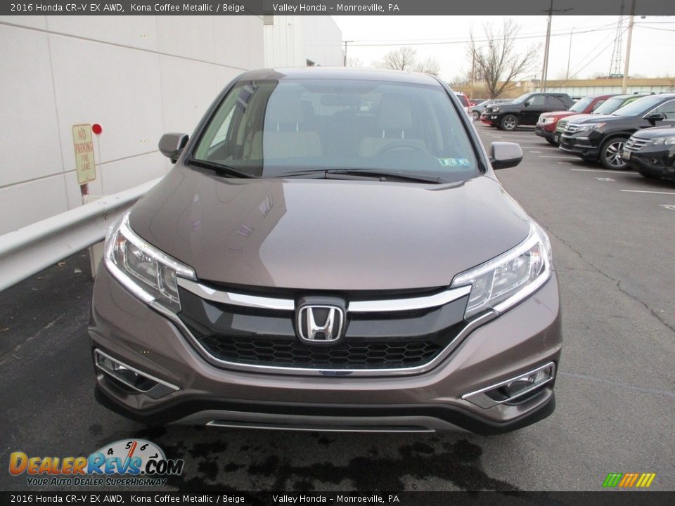 2016 Honda CR-V EX AWD Kona Coffee Metallic / Beige Photo #8