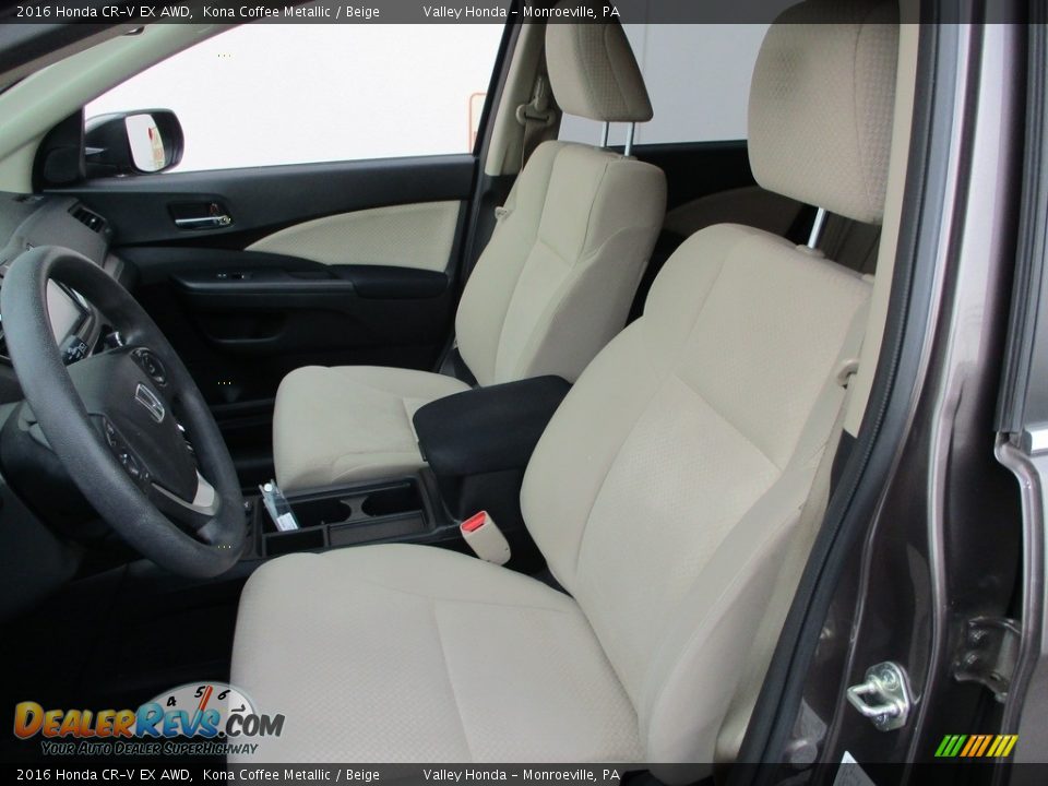 2016 Honda CR-V EX AWD Kona Coffee Metallic / Beige Photo #12