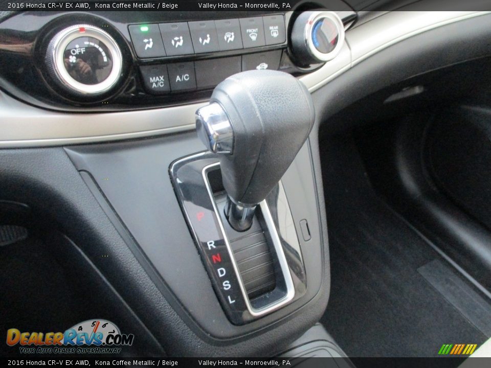 2016 Honda CR-V EX AWD Kona Coffee Metallic / Beige Photo #17