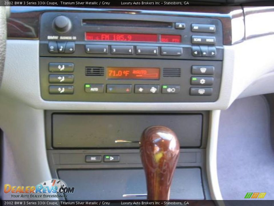 2002 BMW 3 Series 330i Coupe Titanium Silver Metallic / Grey Photo #6