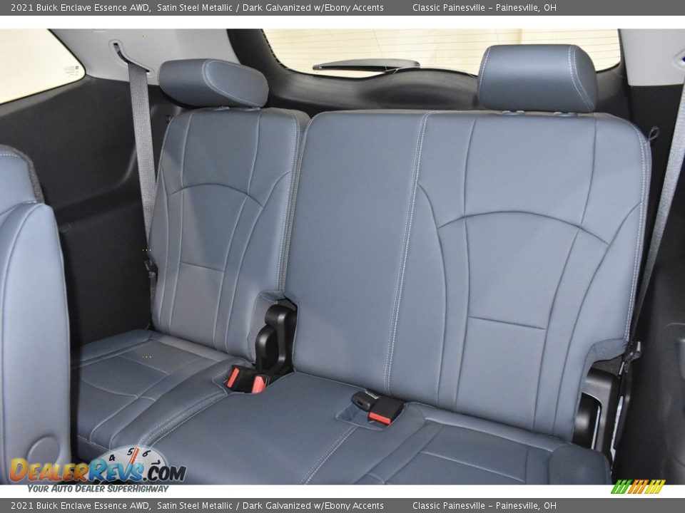 Rear Seat of 2021 Buick Enclave Essence AWD Photo #8