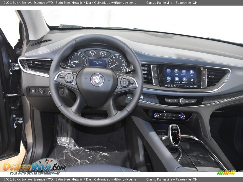Dashboard of 2021 Buick Enclave Essence AWD Photo #11