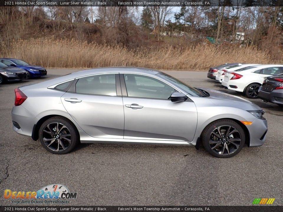 Lunar Silver Metallic 2021 Honda Civic Sport Sedan Photo #6