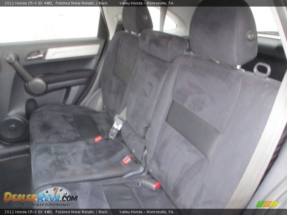 2011 Honda CR-V EX 4WD Polished Metal Metallic / Black Photo #13