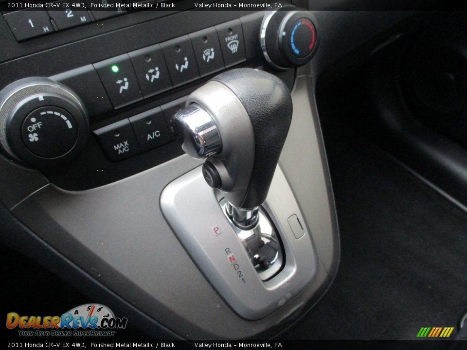 2011 Honda CR-V EX 4WD Polished Metal Metallic / Black Photo #16