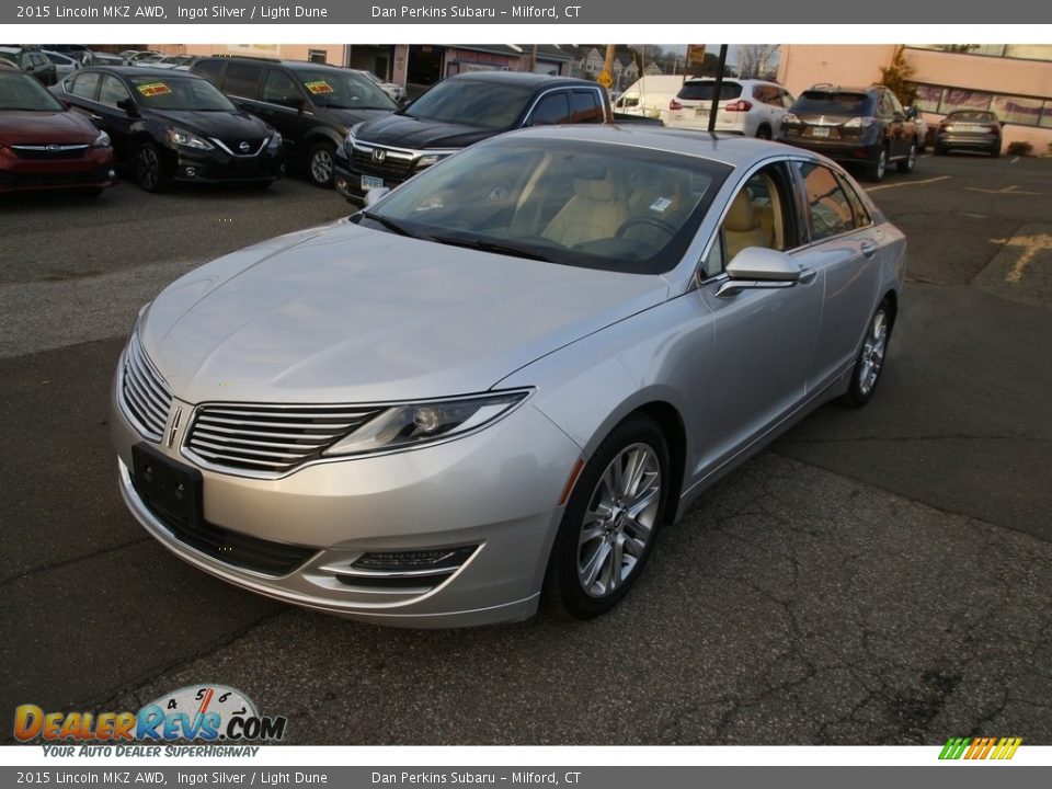 2015 Lincoln MKZ AWD Ingot Silver / Light Dune Photo #1