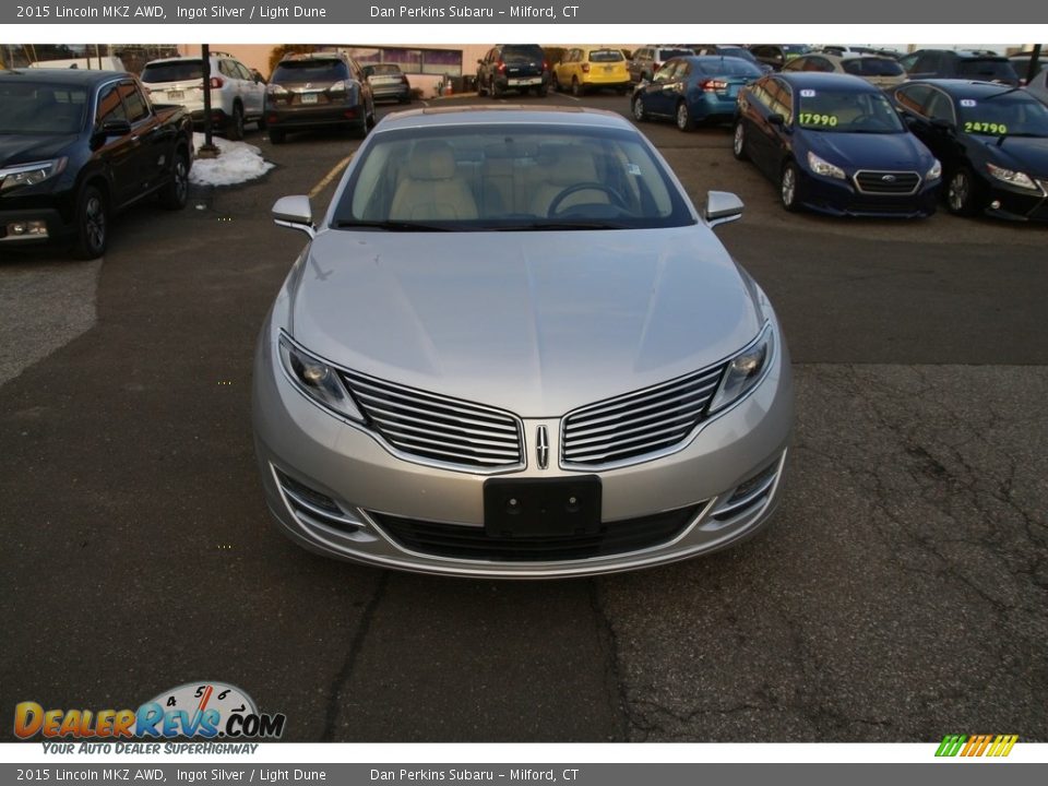 2015 Lincoln MKZ AWD Ingot Silver / Light Dune Photo #2