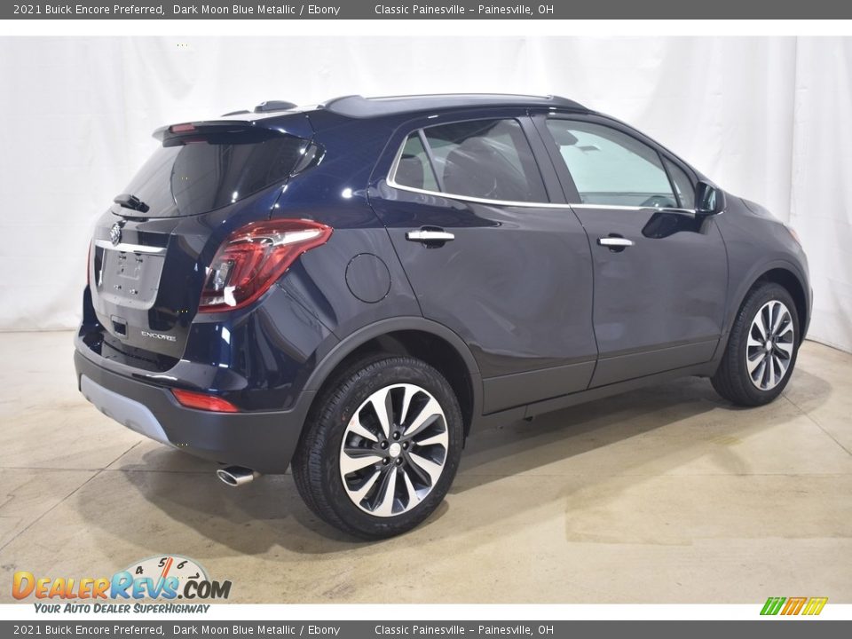 2021 Buick Encore Preferred Dark Moon Blue Metallic / Ebony Photo #2