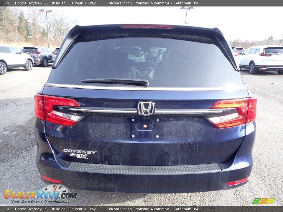 2021 Honda Odyssey LX Obsidian Blue Pearl / Gray Photo #5