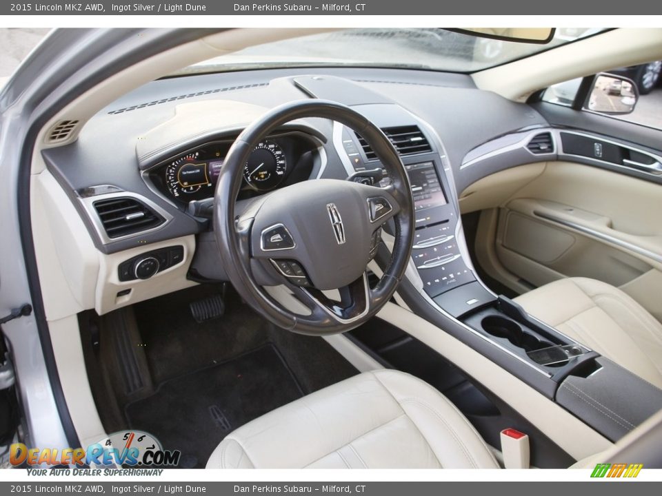 Light Dune Interior - 2015 Lincoln MKZ AWD Photo #10