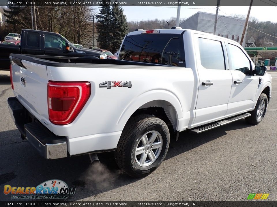 2021 Ford F150 XLT SuperCrew 4x4 Oxford White / Medium Dark Slate Photo #5