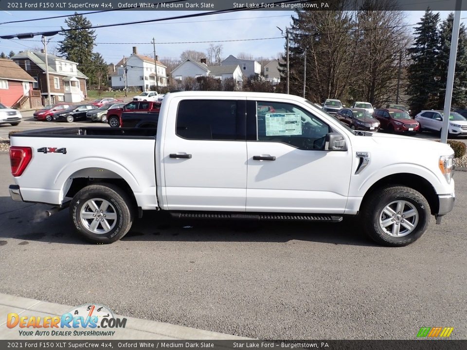 Oxford White 2021 Ford F150 XLT SuperCrew 4x4 Photo #6