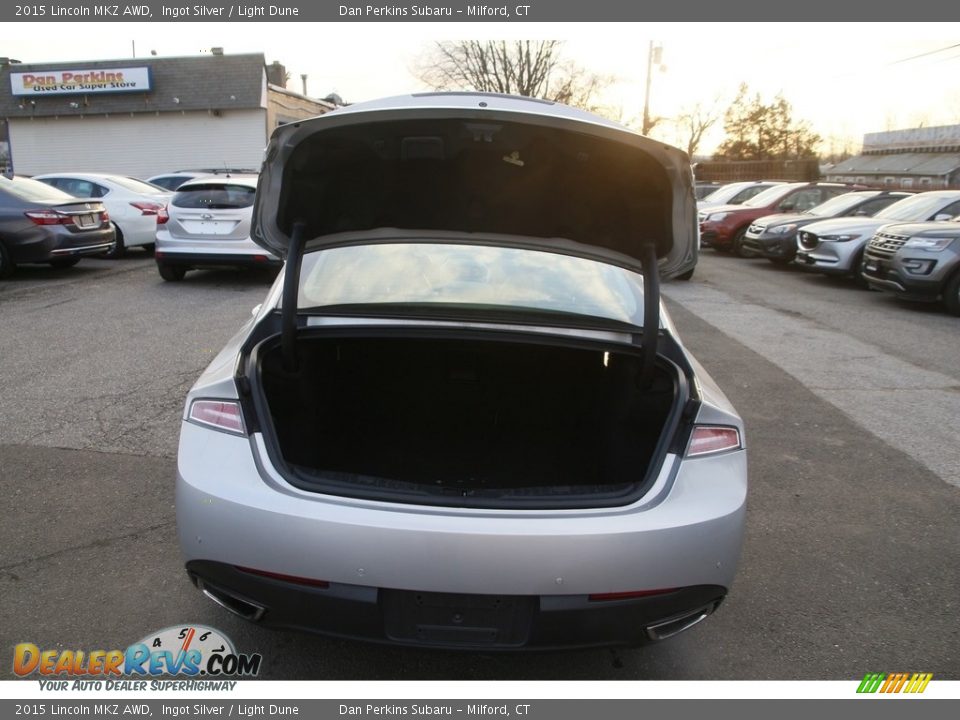 2015 Lincoln MKZ AWD Ingot Silver / Light Dune Photo #14