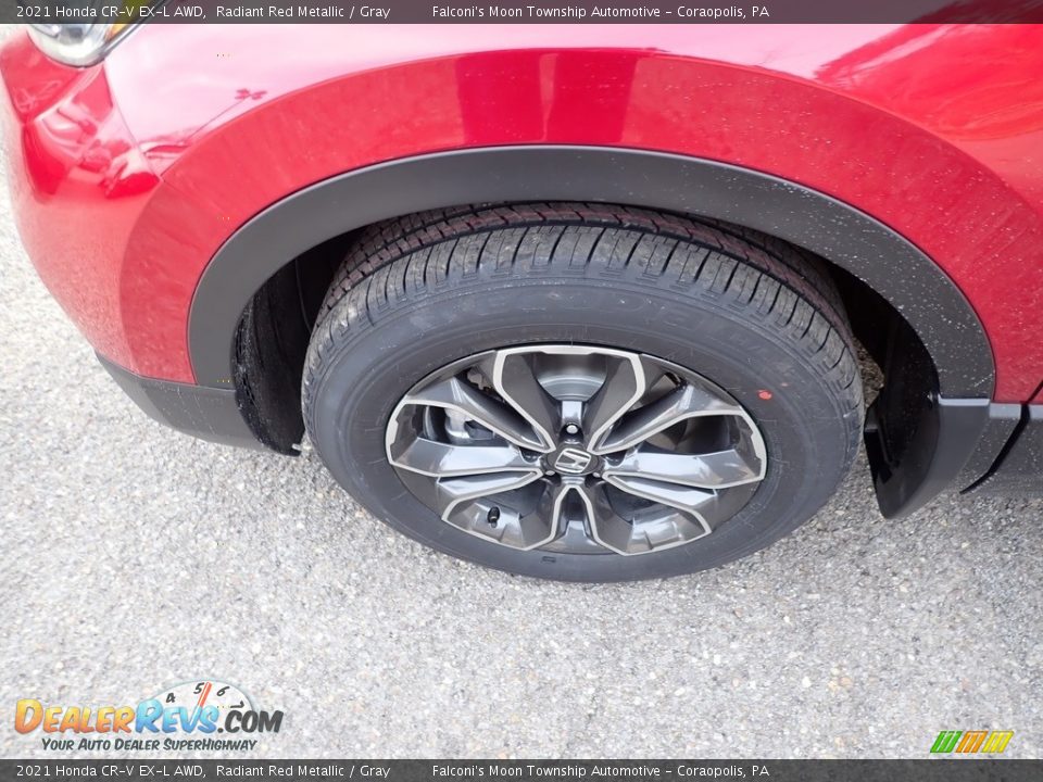 2021 Honda CR-V EX-L AWD Radiant Red Metallic / Gray Photo #2