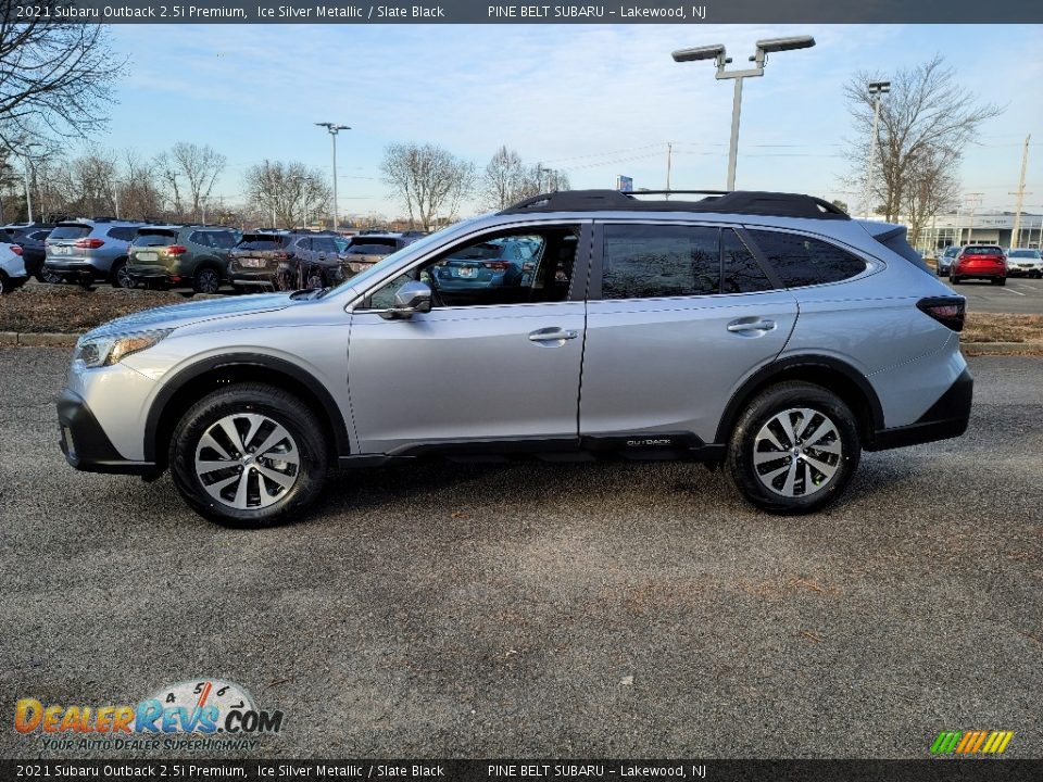 2021 Subaru Outback 2.5i Premium Ice Silver Metallic / Slate Black Photo #4