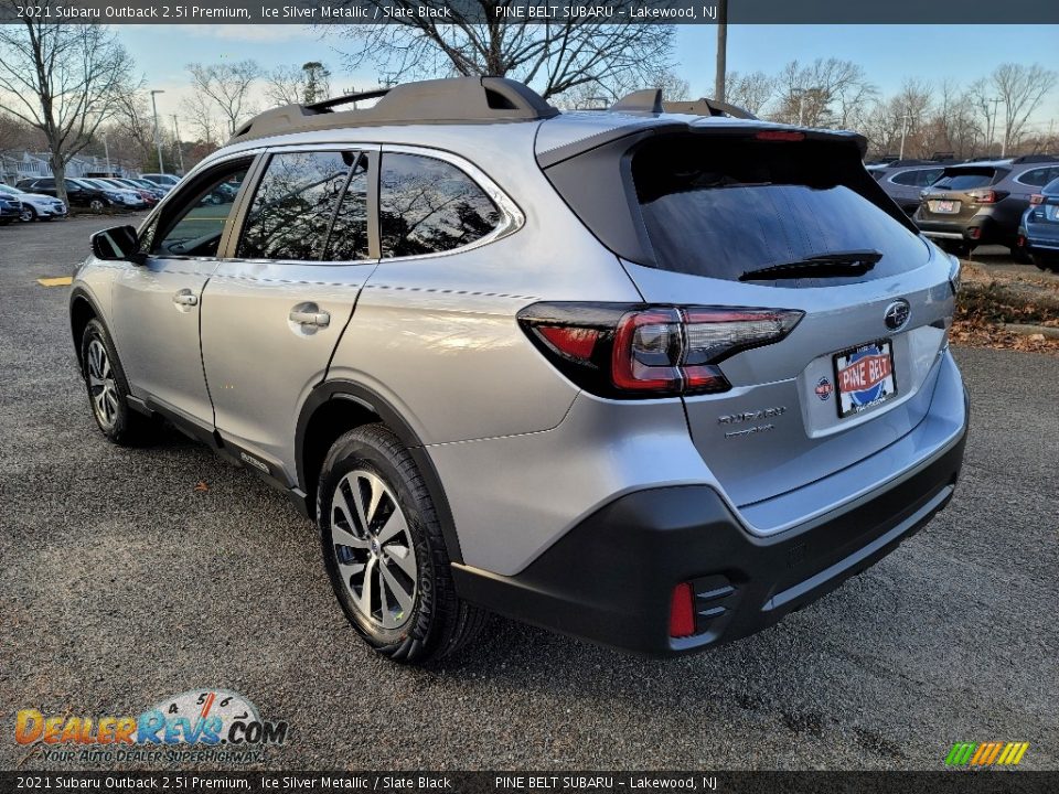 2021 Subaru Outback 2.5i Premium Ice Silver Metallic / Slate Black Photo #6