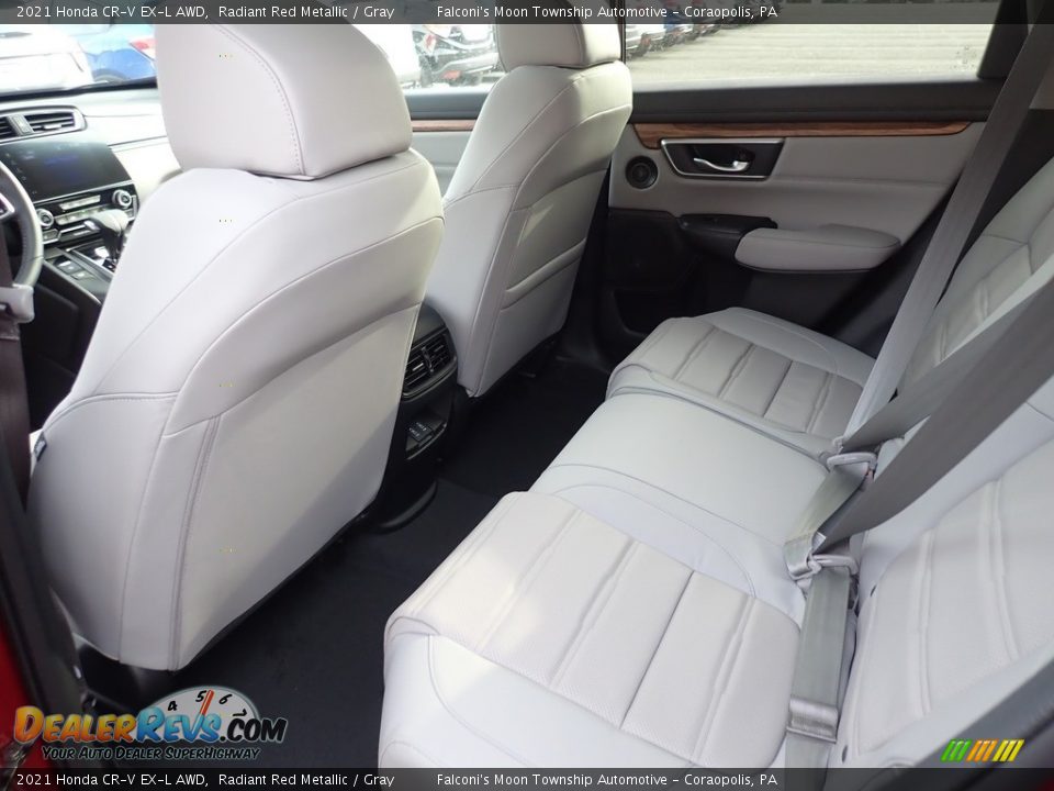 2021 Honda CR-V EX-L AWD Radiant Red Metallic / Gray Photo #9