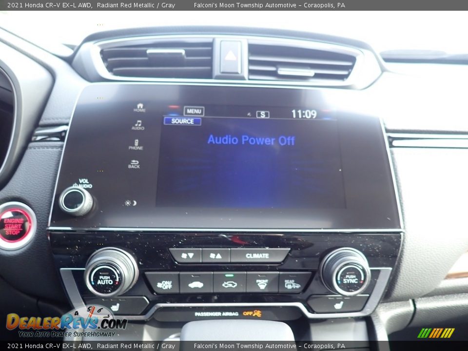 2021 Honda CR-V EX-L AWD Radiant Red Metallic / Gray Photo #14