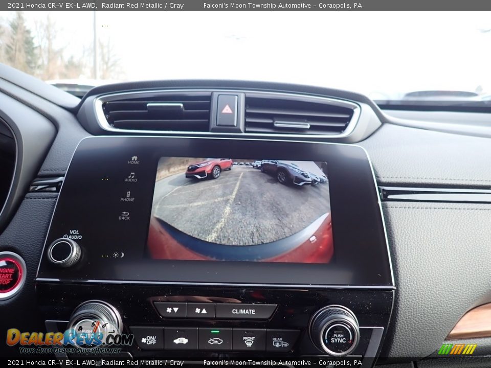 2021 Honda CR-V EX-L AWD Radiant Red Metallic / Gray Photo #15