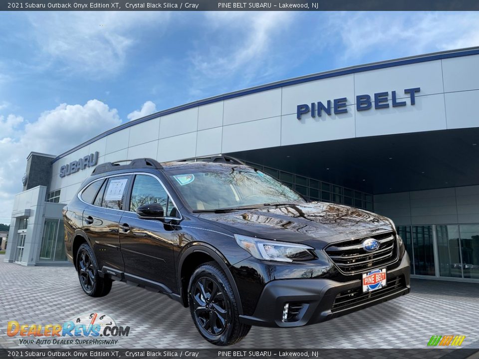 2021 Subaru Outback Onyx Edition XT Crystal Black Silica / Gray Photo #1