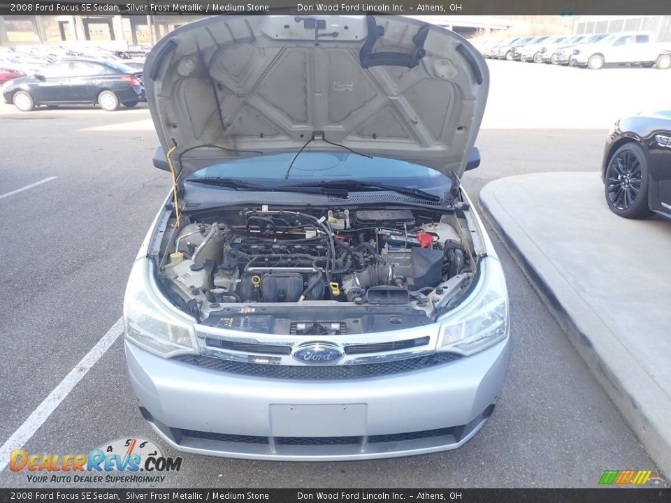 2008 Ford Focus SE Sedan Silver Frost Metallic / Medium Stone Photo #4