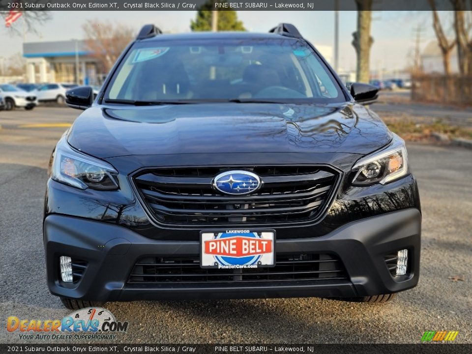 2021 Subaru Outback Onyx Edition XT Crystal Black Silica / Gray Photo #3