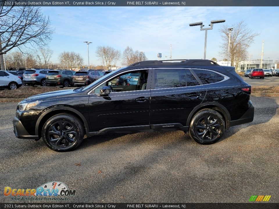 2021 Subaru Outback Onyx Edition XT Crystal Black Silica / Gray Photo #4