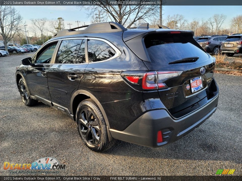 2021 Subaru Outback Onyx Edition XT Crystal Black Silica / Gray Photo #6