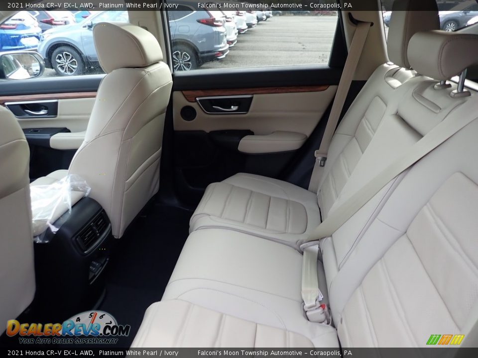 2021 Honda CR-V EX-L AWD Platinum White Pearl / Ivory Photo #8